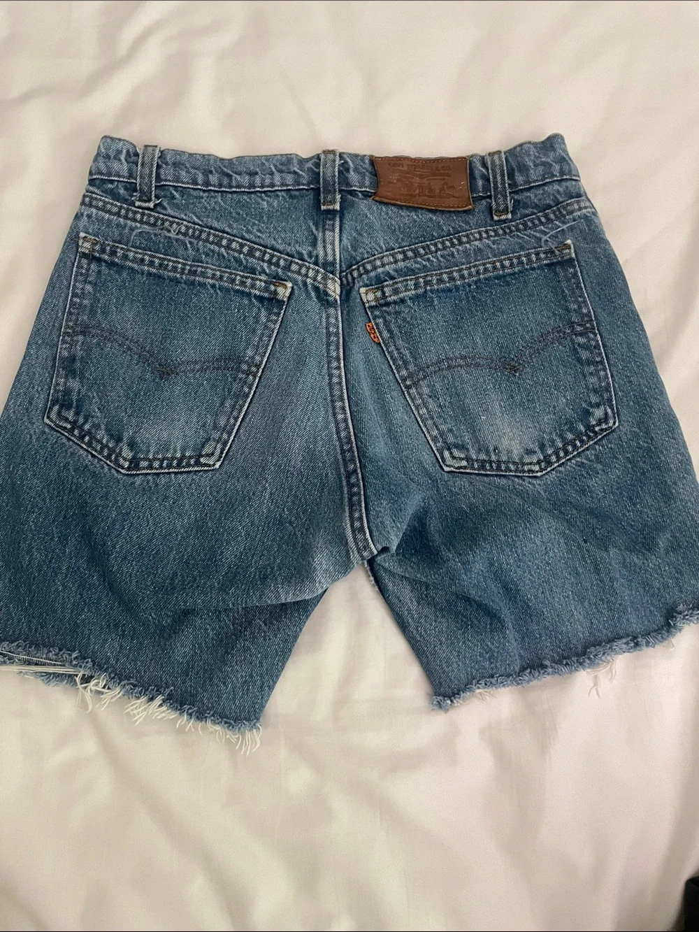 Levi's Blue Denim Cutoff Women's Shorts